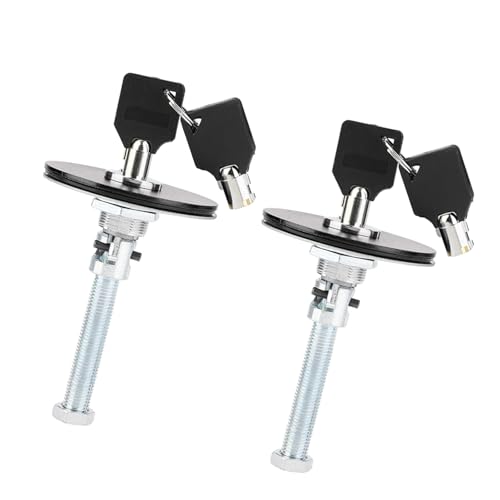 Pretfy Car Hood Lock, Universal Engine Hood Cover Lock Key Pin Kit Safety Latch Pin with High Strength Aluminum Alloy for Maximum Durability, Easy to Use and Store, Professional (Black)