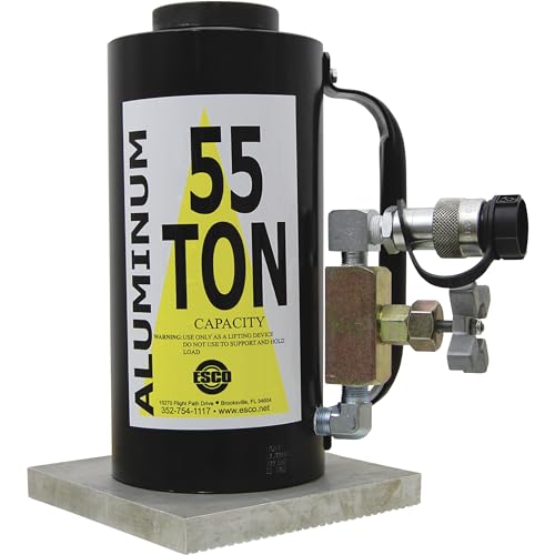 Esco Aluminum High-Tonnage Jack - 55-Ton Capacity, 6in. Stroke, Model Number 10312
