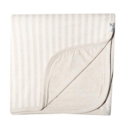 Image of Copper Pearl Jumbo 3-Layer Baby Blanket: Soft Baby Quilts for Boys and Girls | Breathable, Cozy, Toddler Blanket | Baby Quilt for Newborns | 46x46 Premium Polyester /Rayon | Coastal