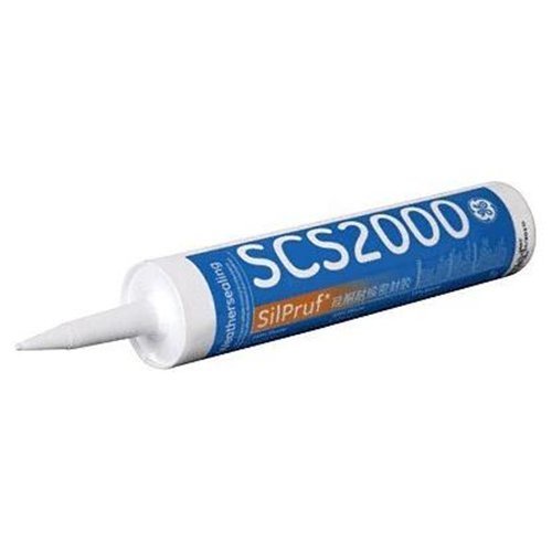 Precast White GE SilPruf SCS2000 Silicone Sealant 24 Tubes (Case