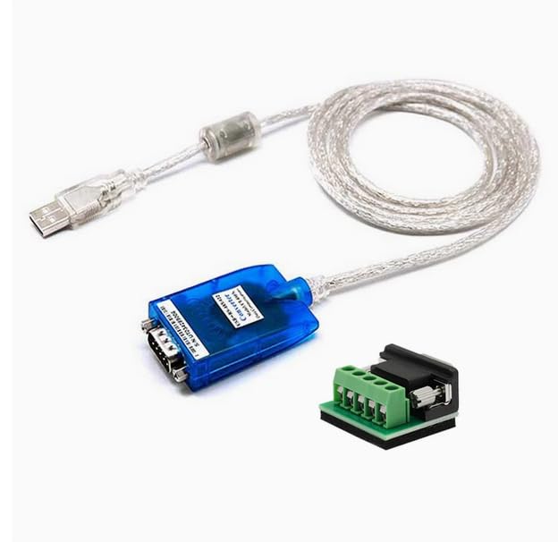 USB to RS485 Adapter; RS485 Converter Industrial-Grade Bidirectional Transmission RS422 to USB Serial Cable (3m)