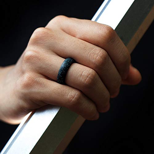 Pack de 7 Anillos de Boda de Silicona, Talla Ancha 18.2mm miniatura 3