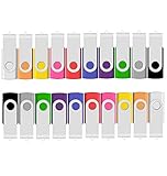 USB Stick 4GB 20 Stück JBOS Flash Speicherstick 4GB USB2.0 Rotate Metall Schnellen Geschwindigkeit USB Flash Drive, USB-Flash-Laufwerk, Mehrfarbig