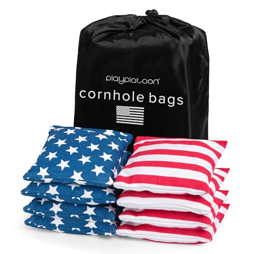 Play Platoon Weather Resistant Cornhole Bags - Set of 8...