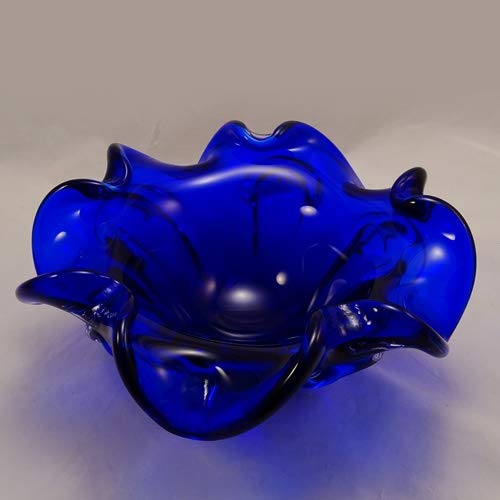 Large Royal Blue Murano Glass Bowl : Amazon.ca: Home