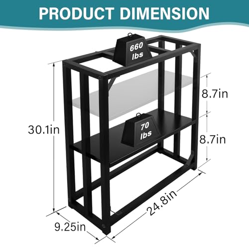image for Fumingpal 10 Gallon Fish Tank Stand - Aquarium Stand 10 Gallon, 24.8