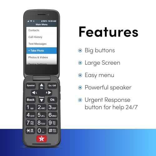 Lively GreatCall - GreatCall Flip - Grey - from The Makers of Jitterbug