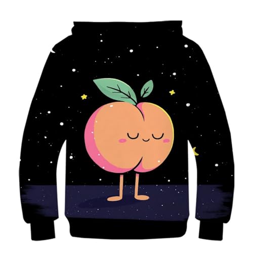 Imprimé 3D dessin animé sweat-shirts de pêche pull à capuche avec poche utile - 3