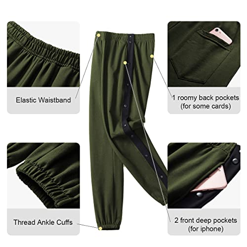Chrisuno-Womens-Sweatpants-Tear-Away-Joggers-Athletic-Workout-Sweat-Pants