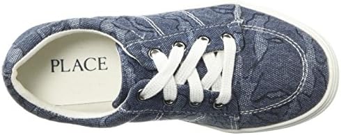 The Children's Place Baby-Boy's E BB Laceup Stre Slipper, Blue, Youth 2 Medium US Infant | Image 4