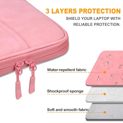 Funda para laptop de 14 pulgadas color rosa miniatura 4