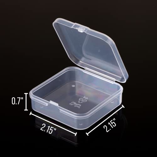 Image of Mr. Pen- Bead Organizer Box, 12 pcs, Clear | Small Beads Organizers and Storage Plastic Cases