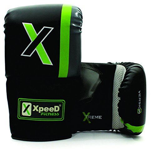 XpeeD XP 303 Men's Xtreme PVC Bag Gloves (Black Green, Free Size)