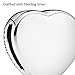 Pandora Jewelry Reflexions Simple Heart Clip Sterling Silver Charm