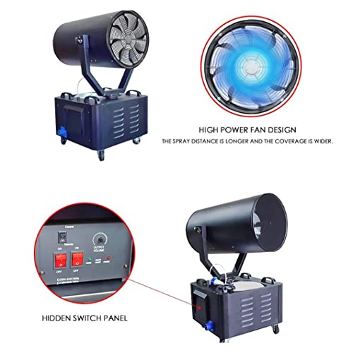 Máquina de nieve para escenario de 3000 W, tamaño ajustable de copos, alcance de aproximadamente 10 metros, área cubierta de 150 metros cúbicos miniatura 5