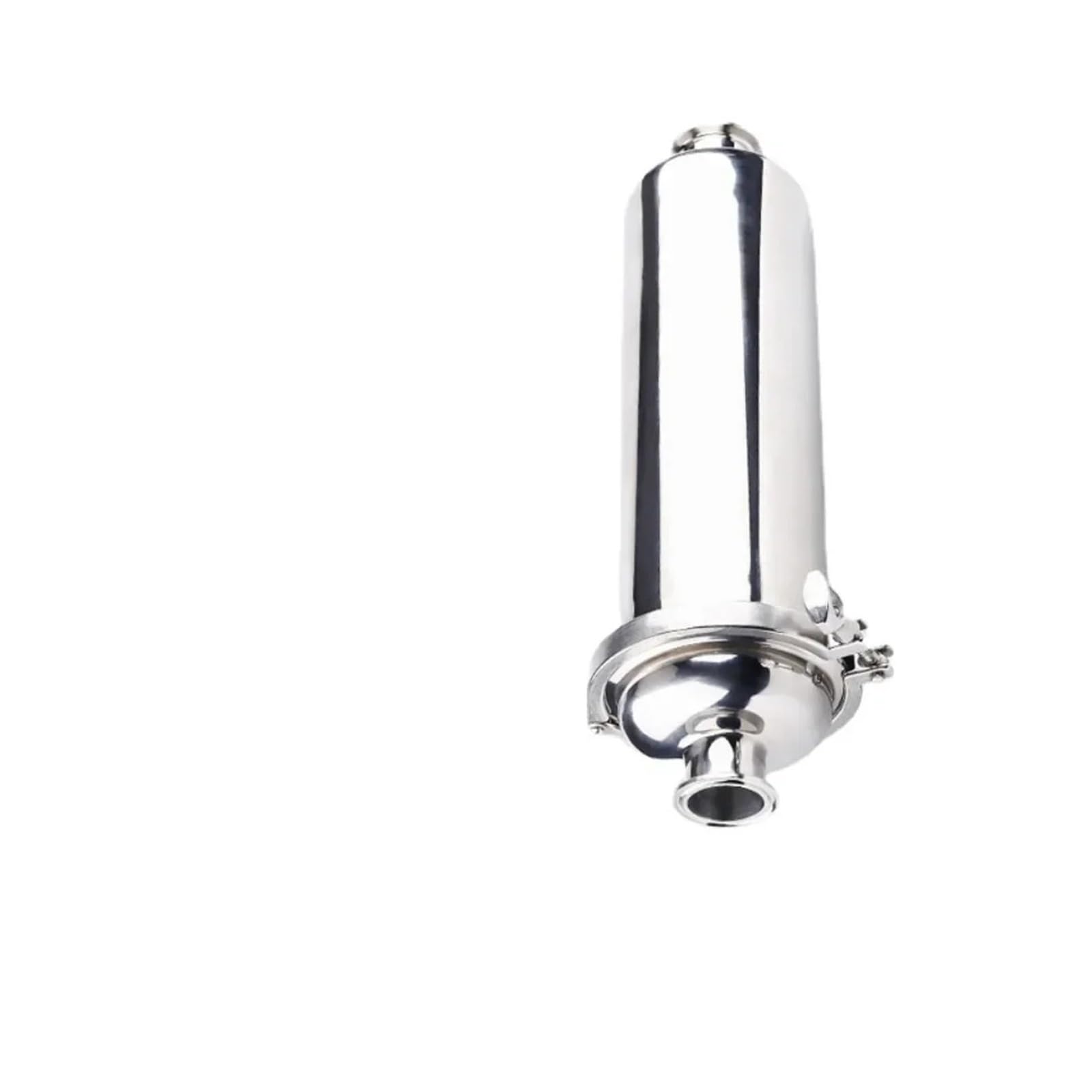 SUS304 - Filtro de filtro en línea de triple abrazadera para elaboración de cerveza, se adapta a tubos de 38 mm y 51 mm (1.5 pulgadas y 2 pulgadas) (malla 100, tubo de 51 mm K64 mm)