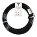 Anodized Aluminum 2.0mm Bonsai Training Wire 250g Large Roll (95 feet) - Choose Your Size and Color (2.0mm, Black)