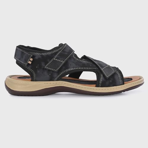 Image of Centrino Men's Sandal |Fisherman EVA Sandals with Cushioned Insocks, Hook & Loop Strap | Trendy and Sporty Design, Premium Upper, Closed Sandal - For Spring Summer Travelling, Walking (2332)