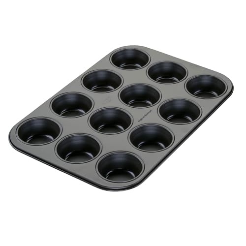 Dr. Oetker Classic Muffinform 12er – Hochwertiges Muffinblech aus Stahlblech, PFAS-frei & Antihaftbeschichtet, Hitzebeständigkeit bis 230°C – Made in Germany