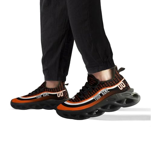 Custom Football Shoes with City Name Number Personalized Gym Running Flex Control Casual Sneakers Lightweight Breathable Gift for Fans Men Women4