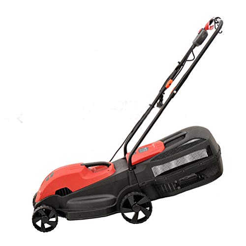 Kexia Electric Mower, 1200W Hand-Push Grass Cutter, U-Shaped Armrest with 3 Adjustable Height, Home Garden Grass Cutting Tool