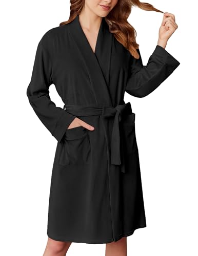 Peignoir court en polaire femme robe de chambre chaude manches longues