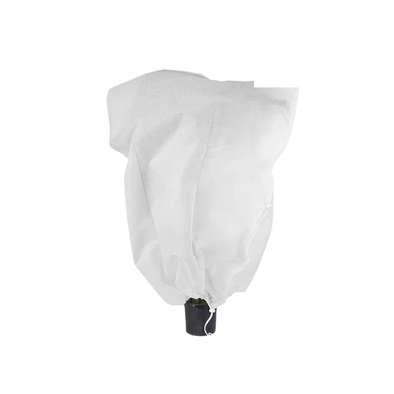 KEXYOAN 2Pcs Plant Covers Frost Blankets for Winter Cold Weather Shrub Jacket with Drawstring Freeze Protection Bag Tree(White,120x180cm)