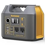 PURE SINE WAVE & MULTIPORT: solar generator for camping built with two 110V pure sine wave AC outlets, more efficient and more stable, which can power for your lamp, fan and protect your important file in laptop from damage. DC 12V Car Port can provi...