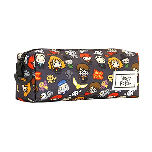 Karactermania Harry Potter Charms-Estuche Portatodo Cuadrado FAN, Negro, Talla única