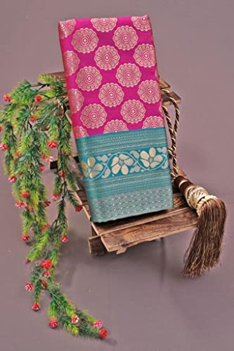 Image of Flosive Women's Banarasi Silk Saree