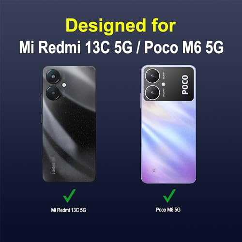 Image of amazon basics Back Case Cover for Mi Redmi 13C 5G | Compatible for Mi Redmi 13C 5G Back Cover | Liquid Silicon Magic Case with Camera Protection | Sapphire