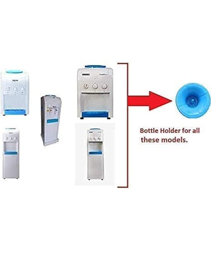 Image of Water Dispenser Bottle Holder with Rotating Needle, Top Load Valve Replacement for 20L Bottles, Compatible with Voltas, Blue Star, BPA-Free Heavy-Duty Plastic