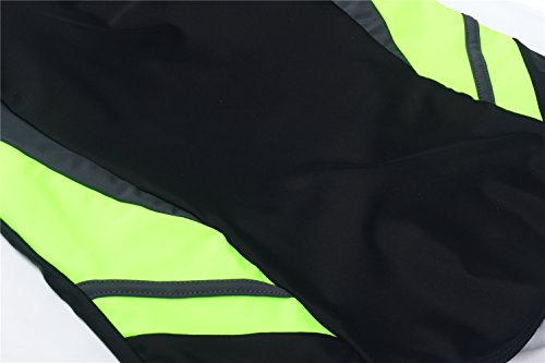 Uhnice Women's One Piece Swimsuits Racing Training Sports Athletic Swimwear (Xxxx-Large(Us16-18), Black/Green) #TOP5