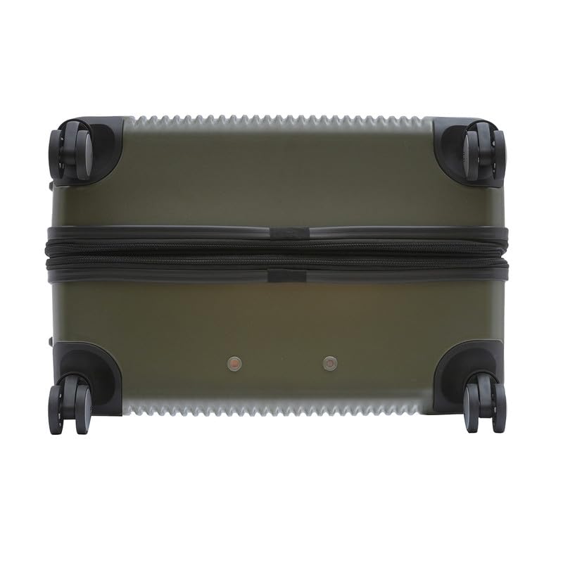 Image of TOMMY HILFIGER Trolley, Olive Green, Empire Plus, 63L | Big Suitcase for Travel, Travelling Luggage, Check-in Luggage