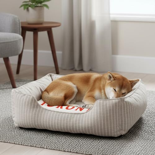 Panier pour chien et chat dehoussable pour resoudre les problemes de mauvaises odeurs