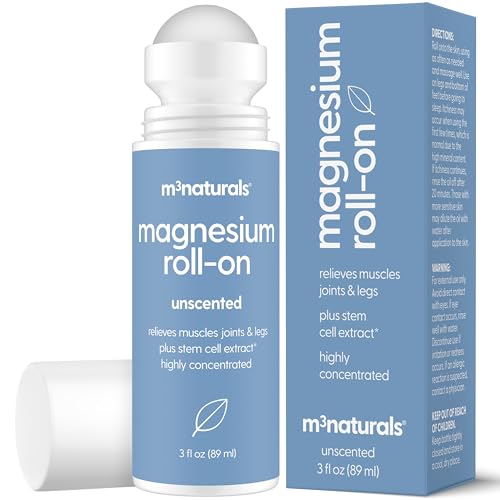 Magnesium Roll On for Adults & Kids, Easy Application for