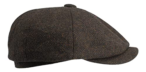 Image of Gamble & Gunn Herringbone Button Top Cap