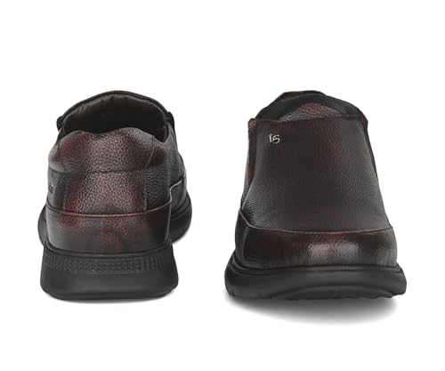 Image of LOUIS STITCH Genuine Leather Shoes for Men | Lightweight Eva Sole Men's Shoes | Comfortable Slip on Shoes | LSLXPDMC