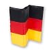 Sitzkissen Deutschland Schwarz-Rot-Gold, Fanartikel Germany, faltbar