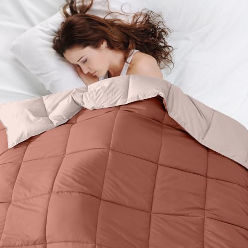 Image of Modern Threads Down Alternative Reversible Comforter Dark Rose /Pink King