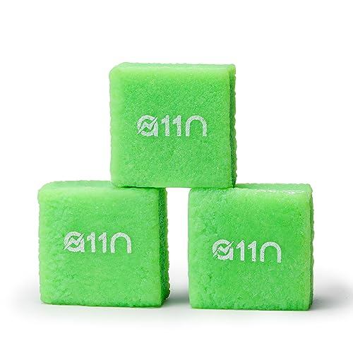 A11N SPORTS 3-Pack Pickleball Paddle Eraser - Quick Stain Removal and Spin Restoration - Black/Green/Mix Colors