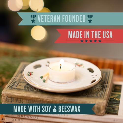 Santas-Naturals-Snow-Fall-Christmas-Tea-Light-Candles-for-Holidays-Gifts-Authentic-Winter-Scent-Soy-Beeswax-Blend-4-Hour-Burn-Each-12-Pack Santas Naturals Snow Fall Christmas Tea Light Candles for Holidays Gifts Authentic Winter Scent Soy Beeswax Blend 4 Hour Burn Each 12 Pack