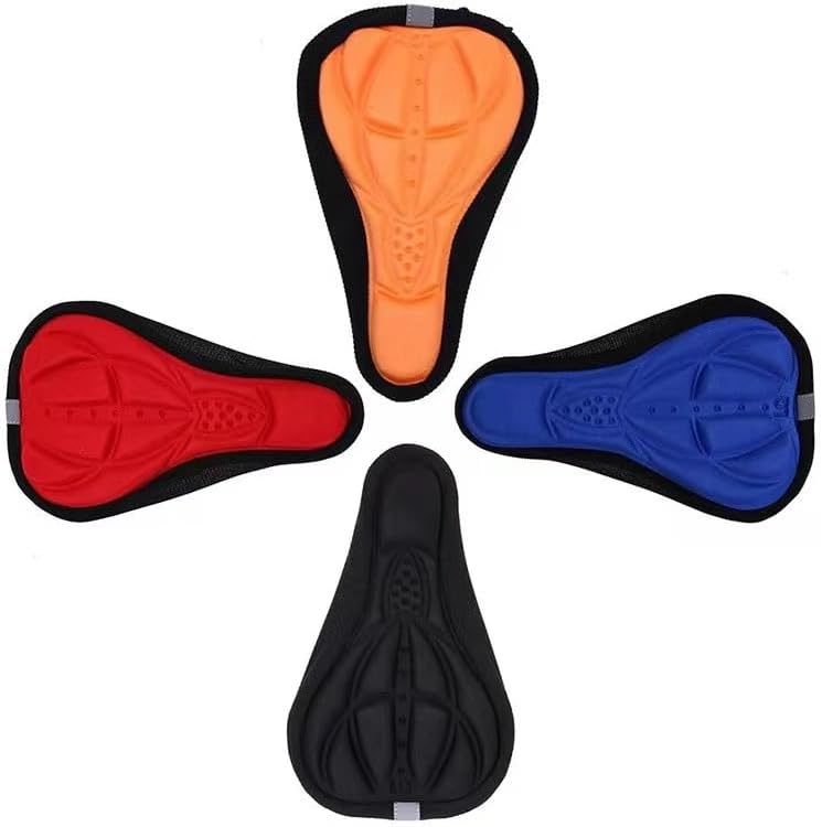 Miniatura 6 de Sillín de bicicleta para niños, almohadilla de asiento de bicicleta para niños y niñas, funda de sillín para niños, silla de montar acolchada de gel
