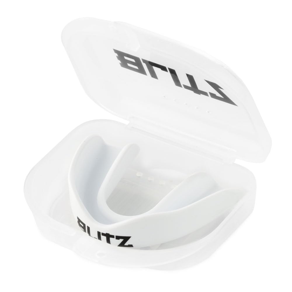 Blitz Single Layer Mouth Guard - White - Junior