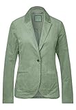 Street One Damenblazer aus Cord mit Knopf-Verschluss. Maße bei EU-Größe 38 ca.: Länge 67 cm, Brust 50 cm, Saumweite 56 cm
