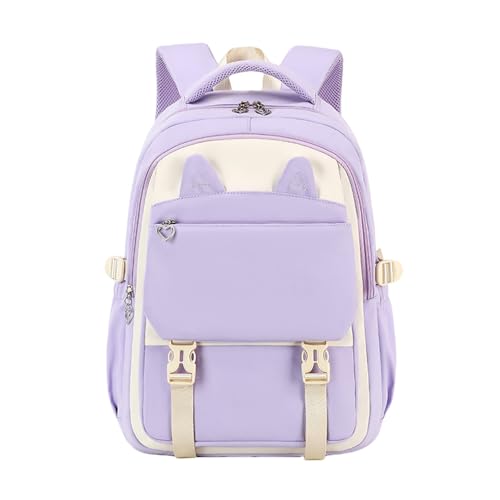Sac à dos d'école grand volume avec poches multiples étudiant et ado