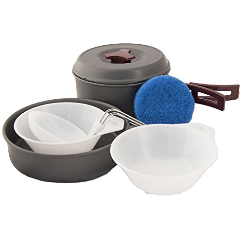 Emergency Zone Lightweight Anodized Aluminum Outdoor Mess Kit #TOP1