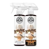Chemical Guys Vanilla Bean Air Fresh Scoop Air Freshener & Odor Neutralizer (2 x 16 Fl Oz) – Sweet Vanilla Scent Spray for Cars, Home & Office