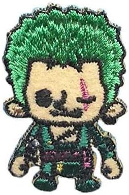 Amazon Co Jp ワンピース ワッペン 刺繍 アイロン接着 One Piece キャラクター アップリケ アイロンワッペン かわいい 手芸 入園 入学 ゾロ ホビー