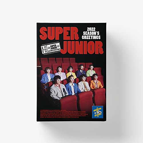 SM Ent. Super Junior - 2022 Super Junior Season's Greetings Album+Folded Poster+CultureKorean Gift(Decorative Stickers,Photocards)